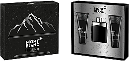 Fragrances, Perfumes, Cosmetics Montblanc Legend - Set (edt/100ml + ash/balm/100ml + sh/gel/100ml)