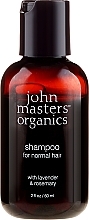 Fragrances, Perfumes, Cosmetics Shampoo "Lavender and Rosemary" - John Masters Organics Lavender Rosemary Shampoo (mini size)