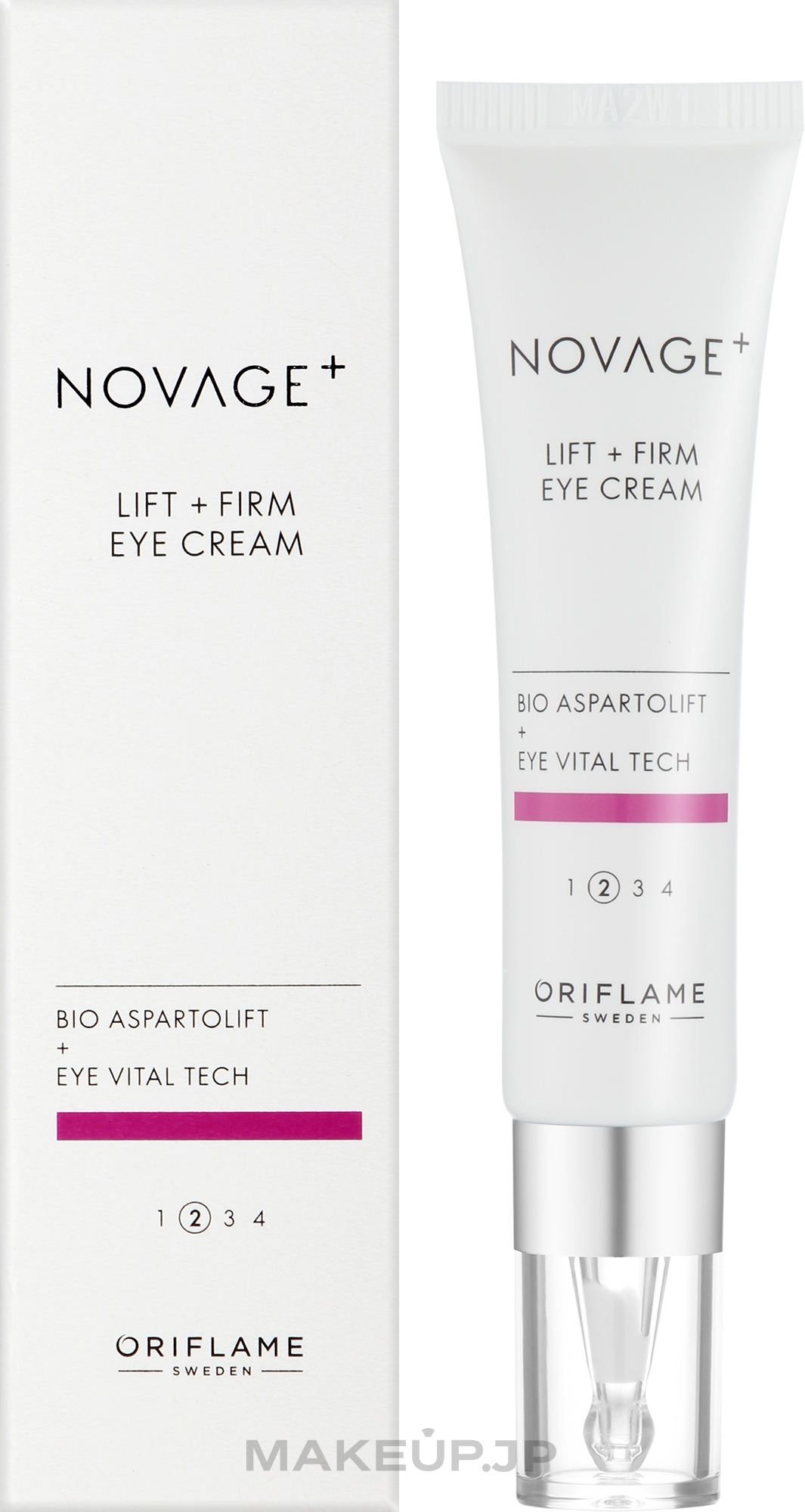 Lifting Eye Cream - Oriflame Novage+ Lift + Firm Eye Cream — photo 15 ml