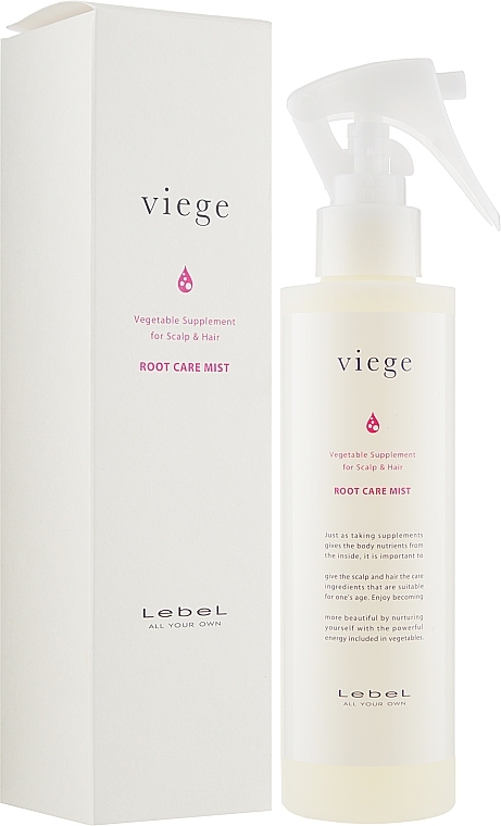 Hair Root Strengthening Mist - Lebel Viege Root Care Mist — photo N2