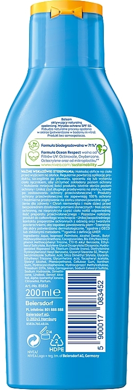 Sunscreen Lotion for Suntan - Nivea Sun Protect & Bronze SPF50 Dual Effect — photo N2