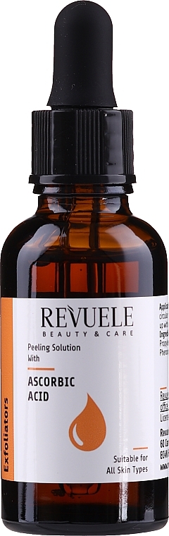 Ascorbic Acid Peeling - Revuele Peeling Solution Ascorbic Acid Exfoliator — photo N1