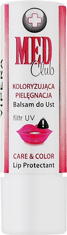 Care & Color Lip Balm - Vipera Med Club No 2 — photo N1