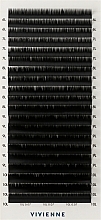 Fragrances, Perfumes, Cosmetics Eyelash Extensions 'Elite', black, 20 rows (mix, 0.07, L, (6-10)) - Vivienne