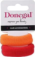 Fragrances, Perfumes, Cosmetics Hair Tie FA-5642, orange + red - Donegal