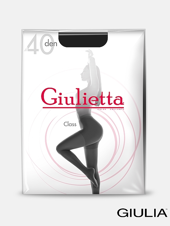 Tights "Charm" 40 Den, nero - Giulietta — photo N1