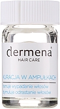 Women Anti Hair Loss Ampoules - Dermena Hair Care Ampoules Against Hair Loss — photo N3