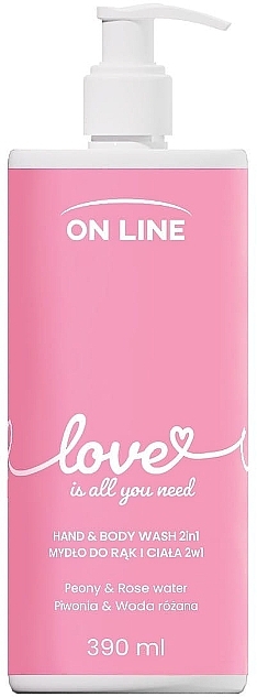 Hand and Body Soap 2in1 'Love' - On Line Hand & Body Wash — photo N1