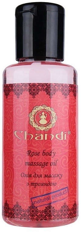 Massage Oil "Rose" - Chandi Body Massage Oil  — photo N1