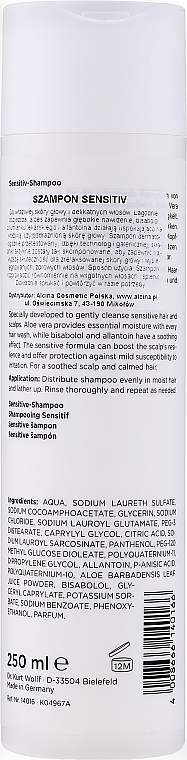 Sensitive Scalp Shampoo - Alcina Hair Care Sensitiv Shampoo — photo N2