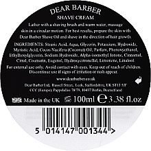 Shaving Cream - Dear Barber Shave Biscuit  — photo N3