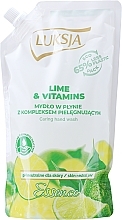 Fragrances, Perfumes, Cosmetics Liquid Soap with Lime & Vitamins - Luksja Lime & Vitamins (refill)