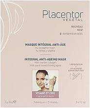 Fragrances, Perfumes, Cosmetics Anti-Aging Face Mask - Placentor Vegetal Integral Anti-Ageing Mask