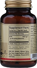 Dietary Supplement "Amino Acid Complex" 500mg - Solgar DLPA DL-Phenylalanine — photo N15