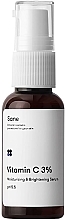 Fragrances, Perfumes, Cosmetics Vitamin C Face Serum - Sane Vitamic C 3% Moisturizing & Brightening Serum