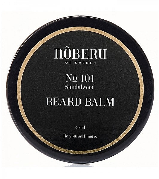 Beard Balm - Noberu Of Sweden №101 Sandalwood Beard Balm — photo N1