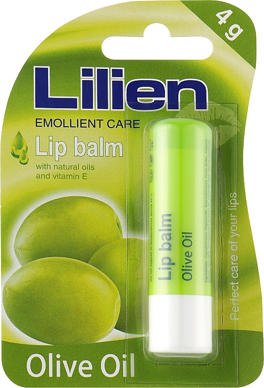 Natural Oils and Vitamin E Lip Balm - Lilien Lip Balm Olive Oil — photo N1