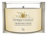 Scented Mini Candle in Jar - Yankee Candle Twinkling Lights Filled Votive — photo N2