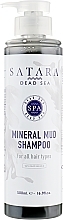 Fragrances, Perfumes, Cosmetics Mineral Mud Shampoo - Satara Dead Sea Mineral Mud Shampoo