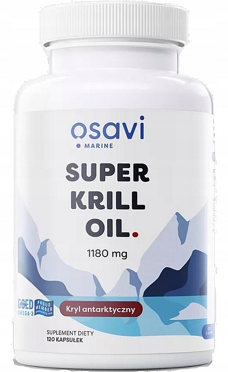 Super Krill Oil Dietary Supplement, 120 Tablets - Osavi Super Krill Oil — photo N1