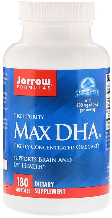 Dietary Supplement "Omega-3" - Jarrow Formulas Max DHA — photo N6