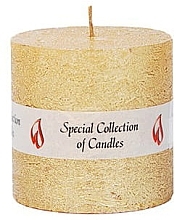 Natural Candle, 7,5 cm - Ringa Golden Glow Candle — photo N1