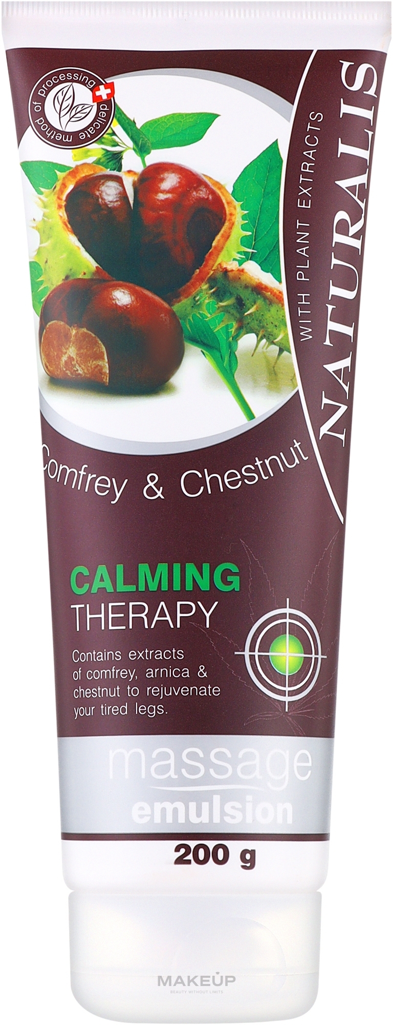 Massage Emulsion - Naturalis Comfrey & Chestnut Massage Emulsion — photo 200 g