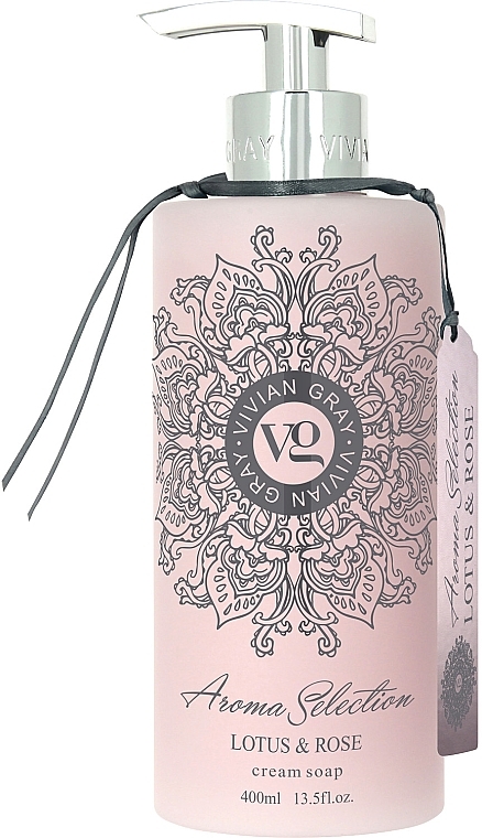 Liquid Soap - Vivian Gray Aroma Selection Creme Soap Lotus & Rose — photo N1