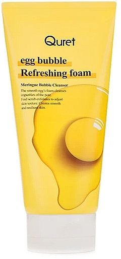 Face Cleansing Foam - Quret Egg Bubble Refreshing Foam — photo N1
