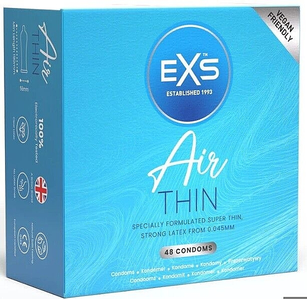 Thin Condoms, 48 pcs - EXS Condoms Air Thin — photo N1