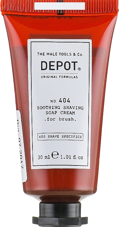 Soothing Shaving Cream - Depot Shave Specifics 404 Soothing Shaving Soap Cream — photo N1