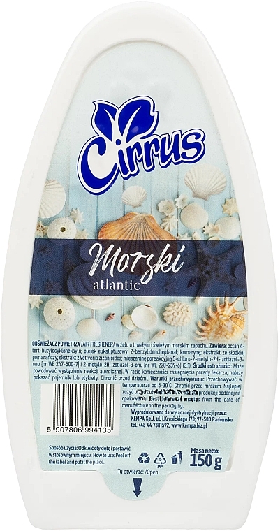 Sea Gel Air Freshener - Cirrus — photo N1