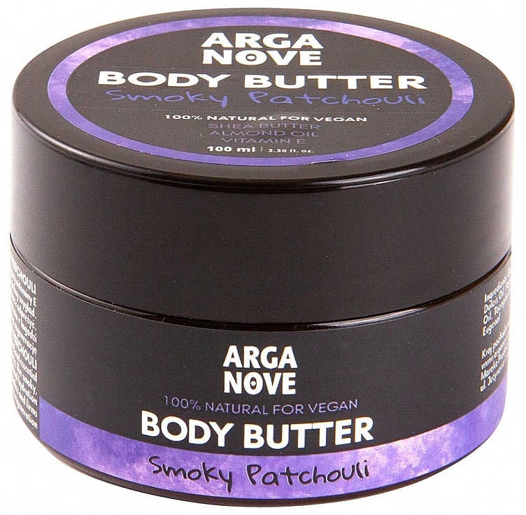 Natural Body Oil with Smoky Patchouli - Arganove Body Butter Smoky Patchouli — photo N1