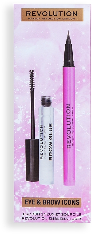 Makeup Revolution Eye & Brow Icons Gift Set - Set, 2 products — photo N2