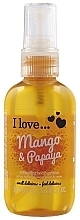 Refreshing Mango & Papaya Body Spray - I Love... Mango & Papaya Refreshing Body Spritzer — photo N1