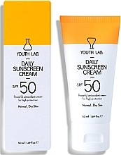 Fragrances, Perfumes, Cosmetics  Normal to Dry Skin Sunscreen SPF 50  - Youth Lab. Daily Sunscreen Cream SPF 50