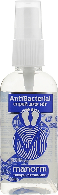 Antibacterial Foot Spray - Manorm — photo N1