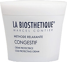 Fragrances, Perfumes, Cosmetics Cream to Protect the Skin from Adverse Weather Conditions - La Biosthetique Methode Relaxante Congestif Creme Protectrice