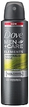 Fragrances, Perfumes, Cosmetics Freshness of Minerals and Sage - Dove Men + Care Dry Spray Fresh Elements 