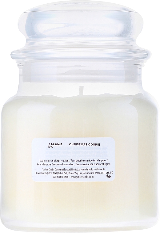 Scented Candle in Jar - Yankee Candle Christmas Cookie — photo N23