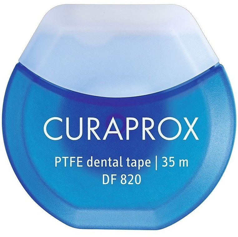 Teflon Interdental Floss with Chlorhexidine DF 820, 35m - Curaprox — photo N1