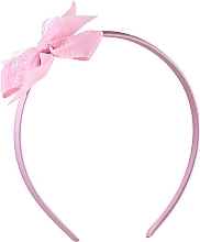 Hair Band FA-5601, pink with a large bow 2 - Donegal — photo N1