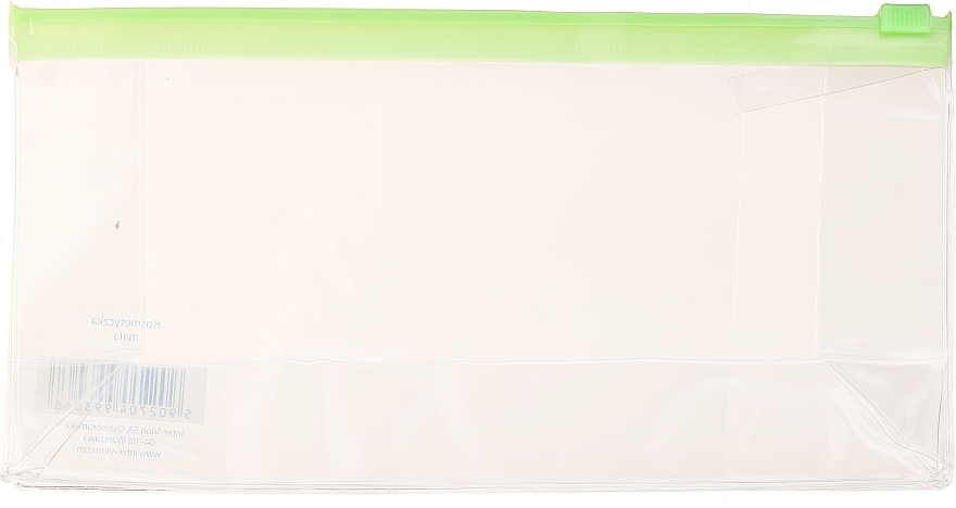 Travel Makeup Bag, 499306, clear-green - Inter-Vion — photo N1