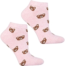 Fragrances, Perfumes, Cosmetics Women's Short Socks, CSD170-154, Pink - Moraj