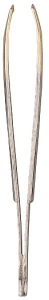Slanted Tweezers with Golden Tips, 8 cm, 1066/G - Titania — photo N2
