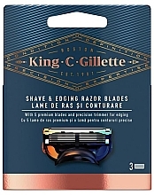 Fragrances, Perfumes, Cosmetics Shave & Edging Razor Blades - Gillette King C.