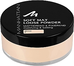 Fragrances, Perfumes, Cosmetics Loose Powder - Manhattan Soft Mat Loose Powder 