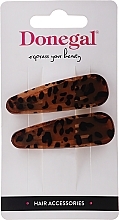 Fragrances, Perfumes, Cosmetics Hair Clips, FA-5622, leopard - Donegal