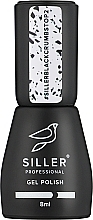 Fragrances, Perfumes, Cosmetics No Wipe Top Coat with UV Filters - Siller Professional Black Crumbs Top