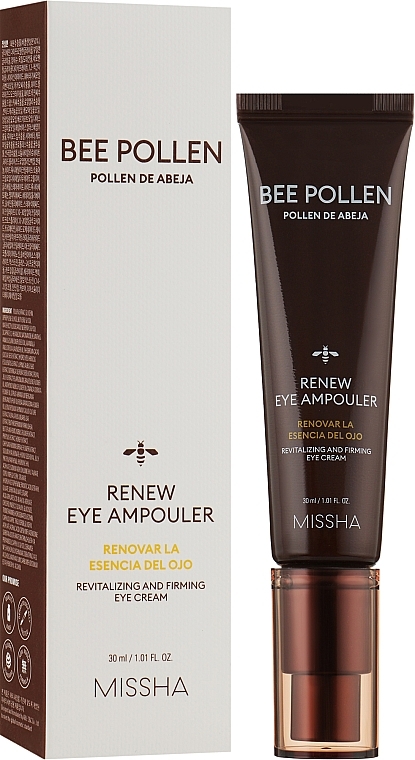 Repairing Eye Cream - Missha Bee Pollen Renew Eye Ampouler — photo N2